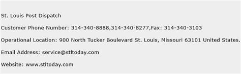 stl post dispatch customer service.